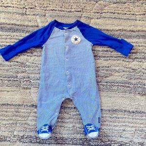 Converse infant onesie